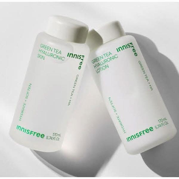 Innisfree Green Tea Hyaluronic Skincare Set