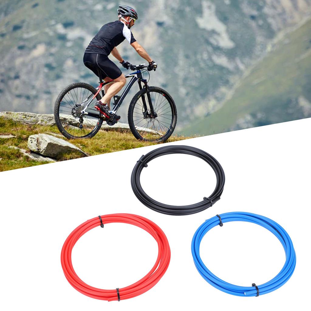 3 Pcs Hydraulic Disc Brake Hose High Strength Tear Resistant 5mm Bike Brake Oil Hose for Mountain Bike