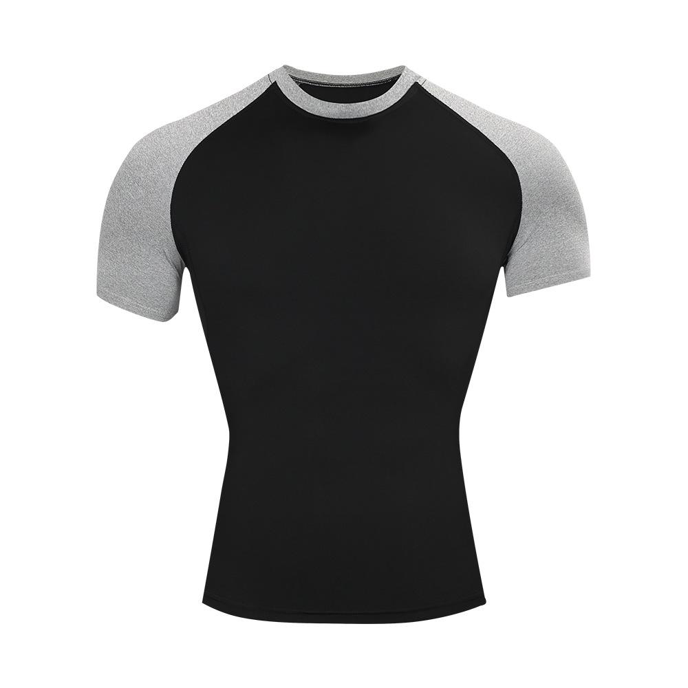 Men's Quick-Dry Sports Compression T-Shirt - Breathable, Elastic, Short Sleeve Fitness Wear