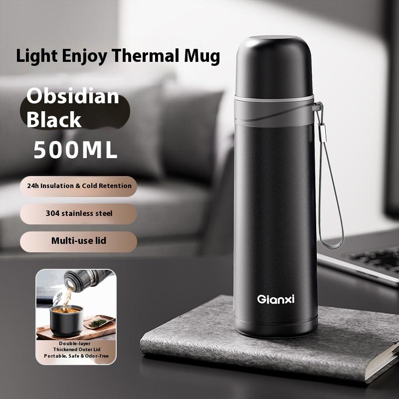 Термокружка Gianxi для мужчин, высококачественная кружка для воды для госслужащих, новая модель 2025 года, специальная автомобильная, чайная кружка, термокружка 500ml