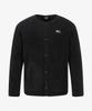 Nj4Fr60C Men'S Albano Fleece Ex Cardigan Black