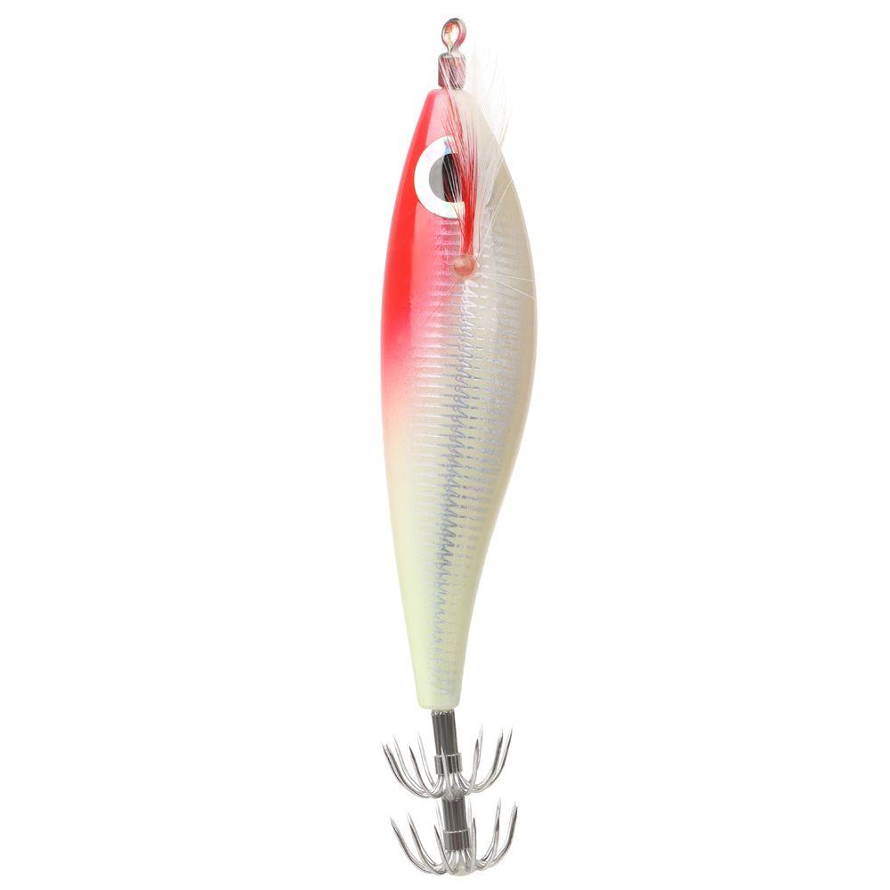 Copper Sinker Sea Fishing Luminous Octopus Bait Fishing Tackle Wood Shrimp Lures Squid Hook