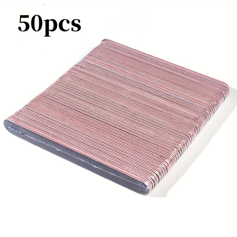 Double-Sided Black Nail File, EVA Nail Buffer Sanding Strip 100/180, Professional Nail Care Tools