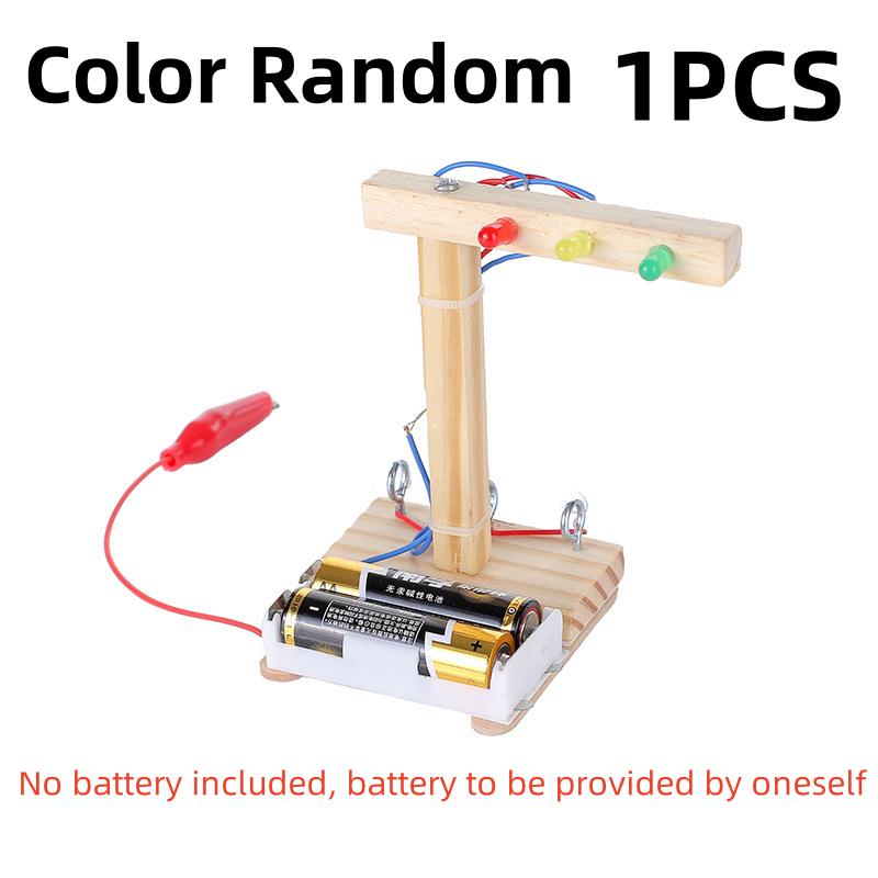 

Traffic Light Toy Educational Kids Plastic Model Signal Signs Experimental Toy Science Project Non Remote Control Vehicle