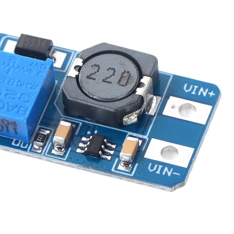 10Pcs Mt3608 Adjustable Step Up Module Voltage Regulator Micro Usb Type-C Plug 2V-24V To 5V-28V 2A Boost Plate Step Up Module
