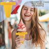 Eiscreme-Halter, Auslaufsichere Abdeckung für Eisstiele, um Eiscreme-Tropfen zu verhindern