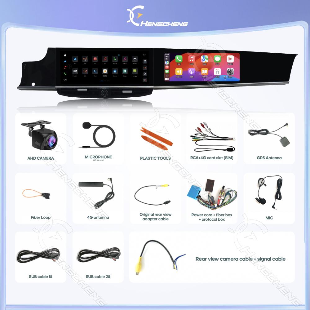 12.3" Dual screen Car Radio Multimedia Video Player For Porsche Panamera 2010-2016 GPS navigation Android13 Auto Carplay 4G wifi