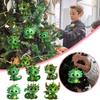 Cute Creative Green Dinosaur Car Hanging Ornament For Christmas Tree Home Decoration