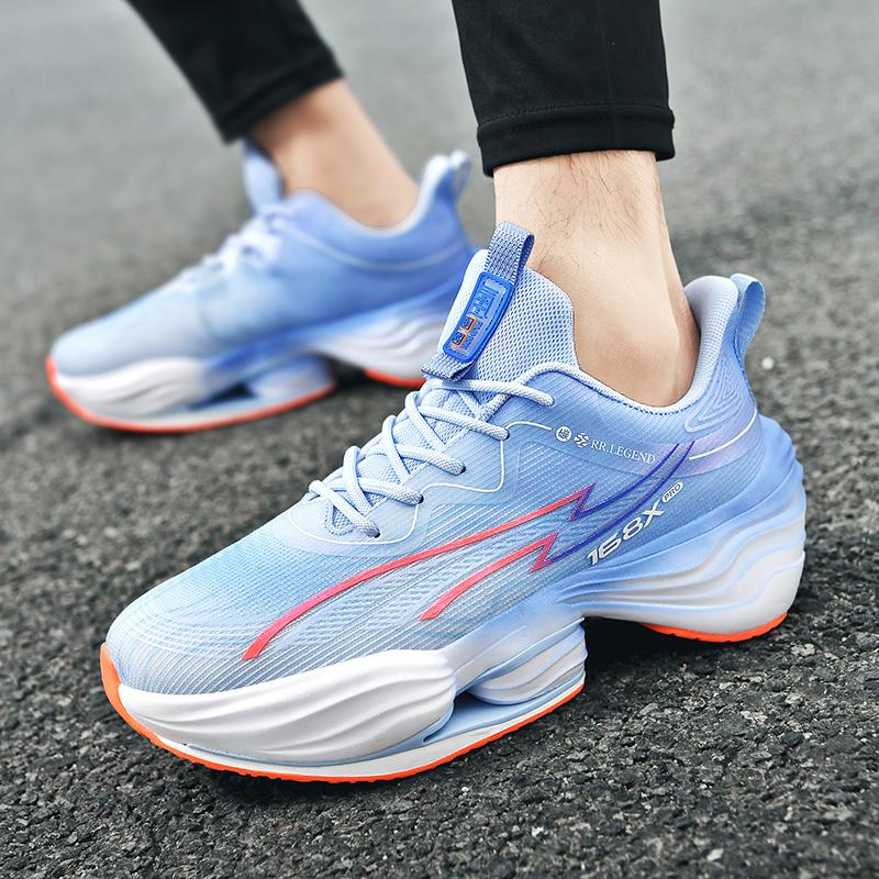 Autumn Running Shoes Men  Outdoor Soft Sole Cushioning Training  Jogging  Lace-up Sports Shoes  for Men Lightweight Rebound