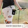 Portable Mini Pet Snack Bag and Pet Training Waist Bag Suitable for Medium-sized Large and Small Pet Cat and Dog Snack Bags