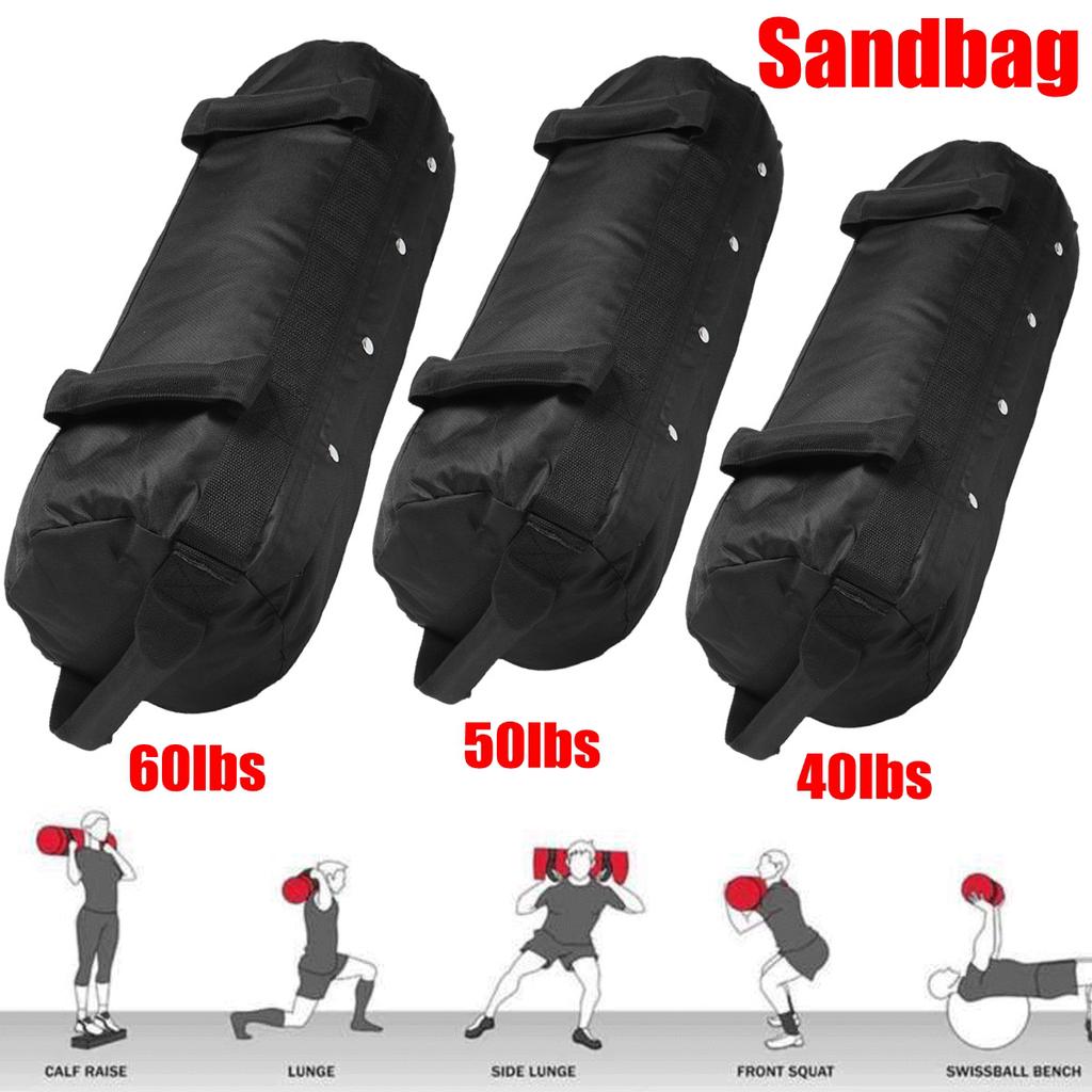 40//50//60 LBS Fitness Sandbag Sand Power Weights Bag Gym Home Strength