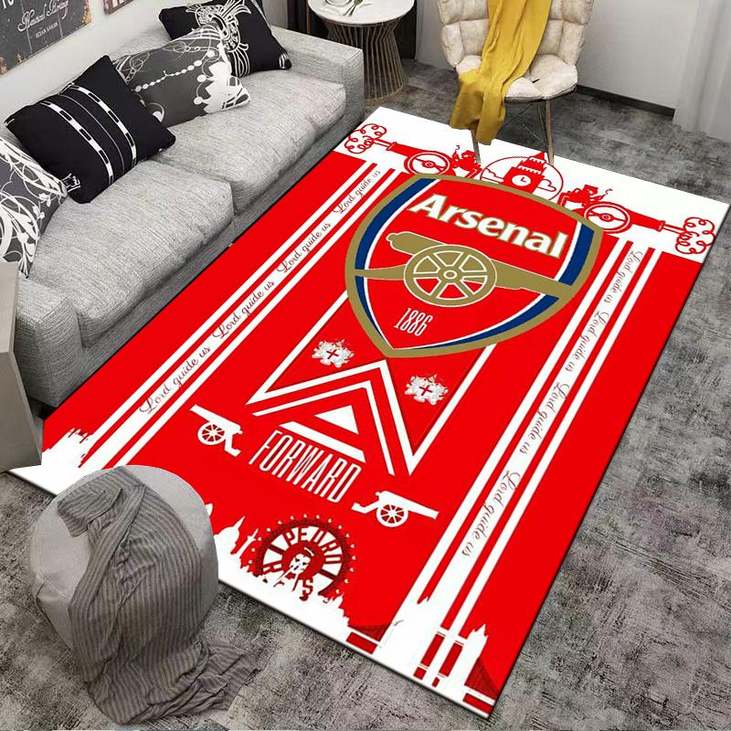 Arsenal Football Theme carpet Non-slip rug suitable for living room and bedroom sofas