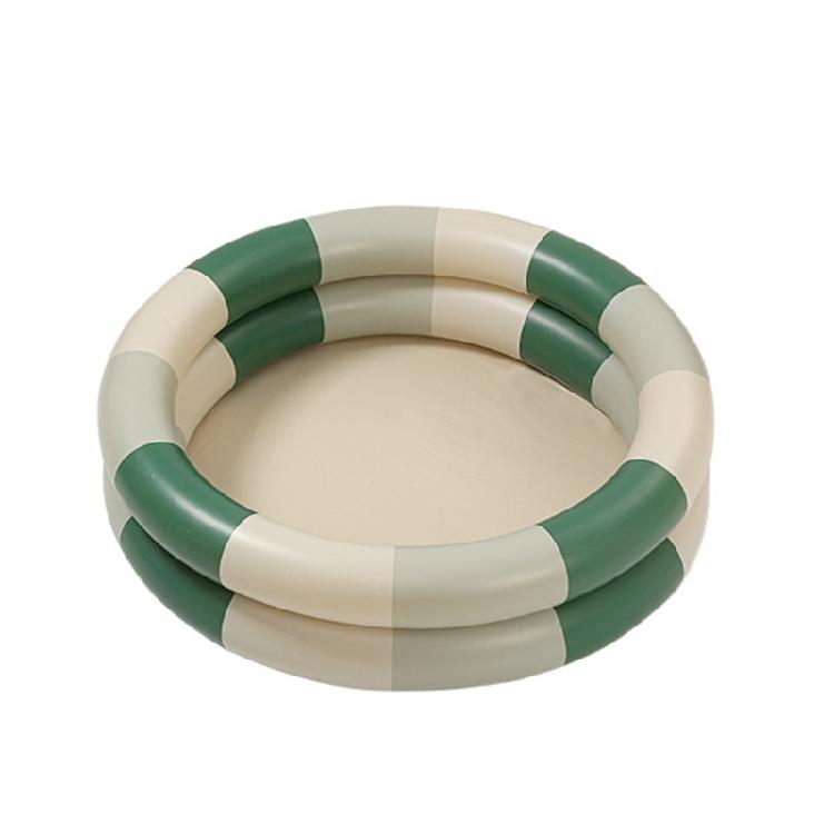 Stripe-Baby Pool Inflatable Swimming Pool Kids Water Toy for Lawn and Garden