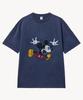 VTWO Fade Wash Jumping _Mickey_ T-Shirt (Navy)