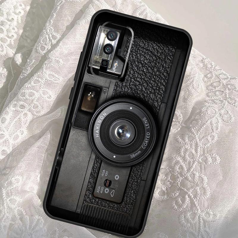 Vintage Retro Camera Case For Xiaomi 13T 14T Pro 12T 11T 13 14 Ultra POCO X6 Pro M6 X3 X5 M5s F3 F5 F6 Cover