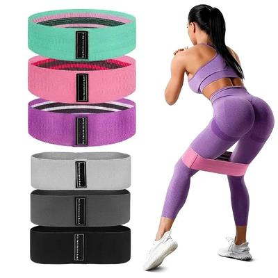 3 Stück Stoff Widerstand Hüft Po Bänder Gesäß Oberschenkel Elastisch Workout Kniebeuge Kreis Dehnung Fitness Streifen Schlaufen Yoga Fitnessstudio Ausrüstung