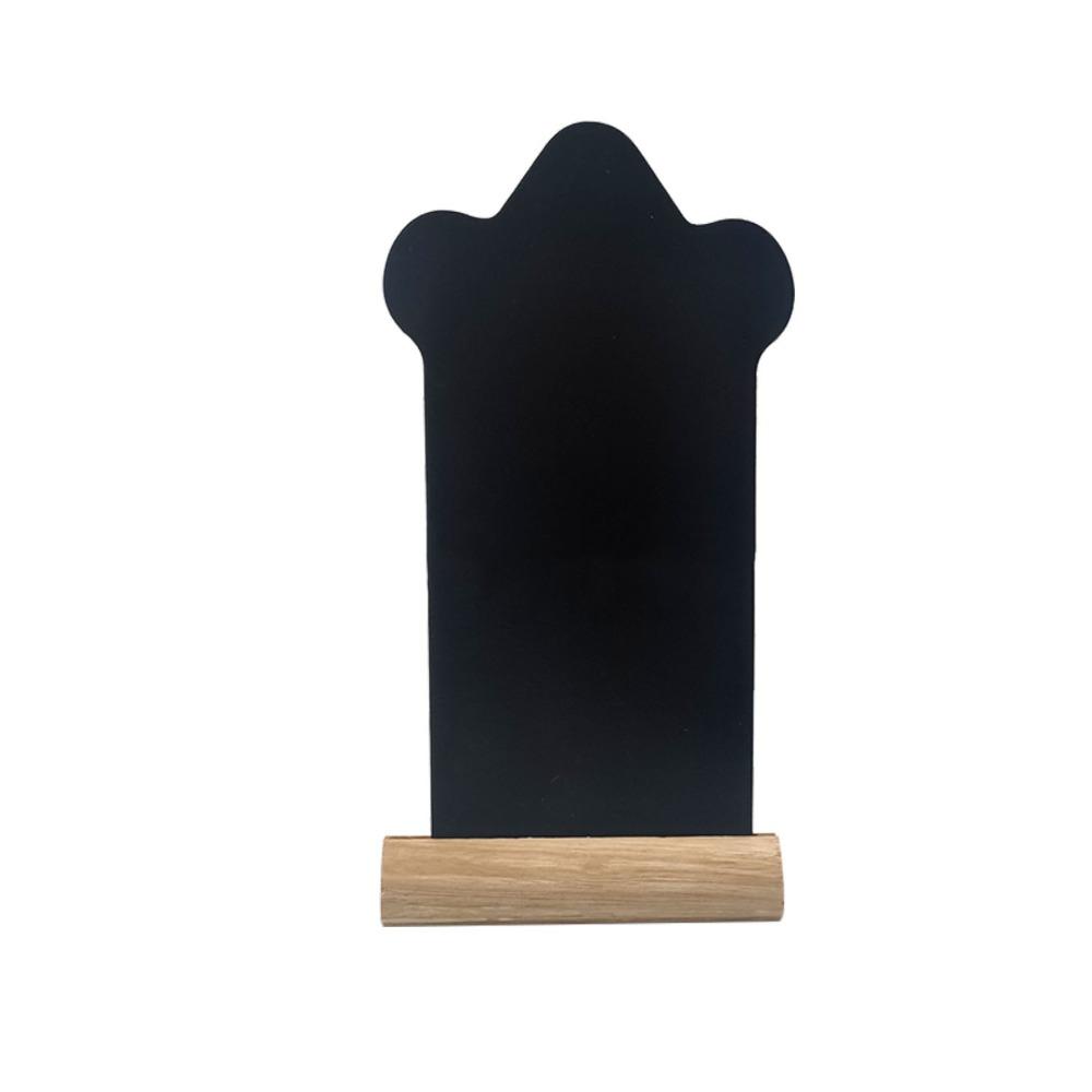 10Pcs/Set DIY Mini Double-Sided Blackboards Reusable Erasable Writing Plate  Coffee House