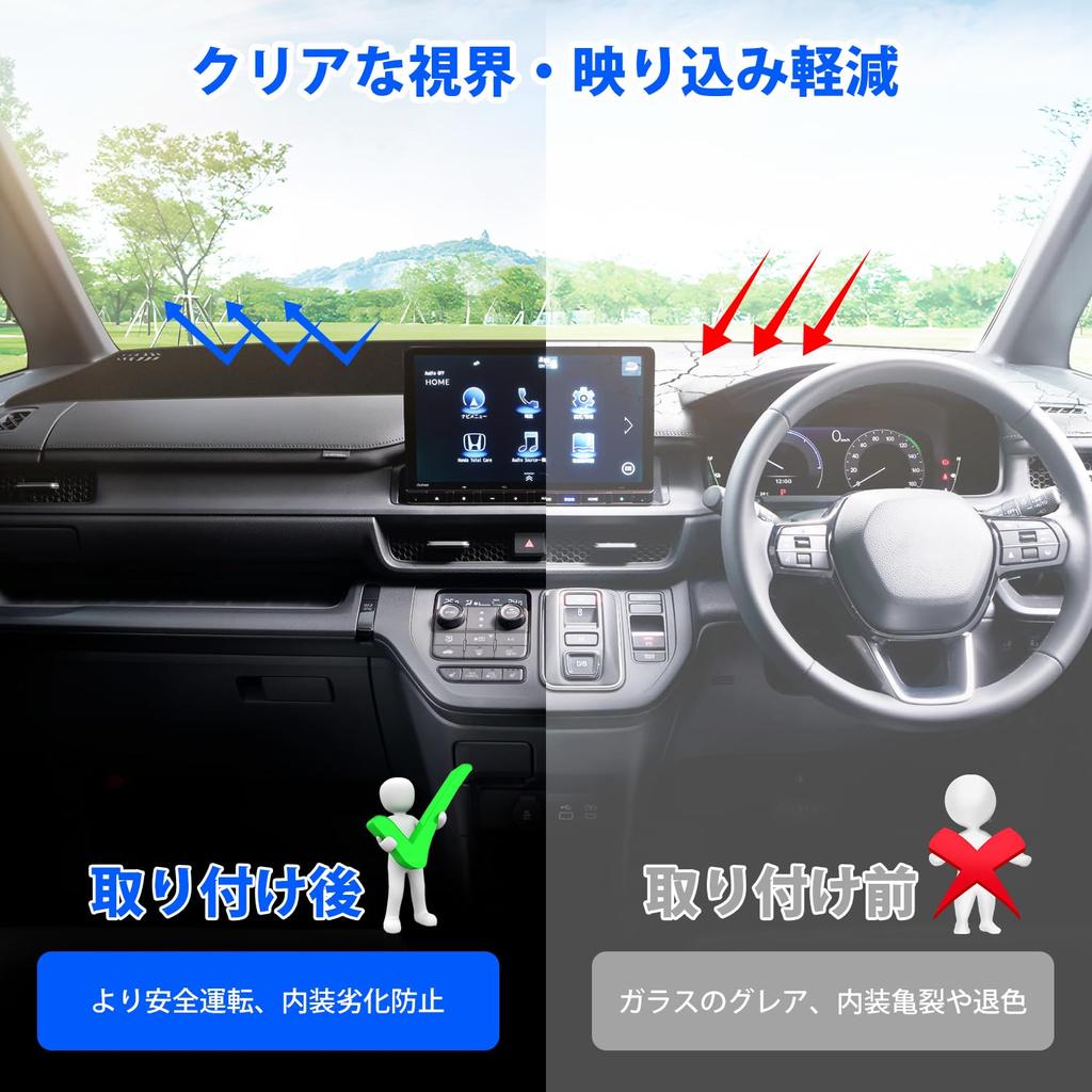 Alfombrilla para Salpicadero CARVANTA para Honda Step WGN e Híbridos RP8 2022 Presente Diseñada específicamente para este ofrece reduce el sol y previene Hecho con