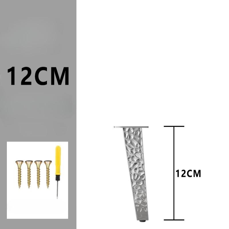 Metal Adjustable Furniture Cabinet Legs Water Ripple Stainless Steel Bathroom Cabinet Legs TV Cabinet Sofa Height Support Feet