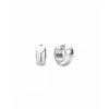 Verte 925 Silver Bun Earring  Silver    deux.Silver.208