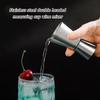 Unchanging Steel Twin Head Measure 15ml 20ml 30ml 40ml Double Partial Measuring Cup For Bartending Baking Cooking P9YB