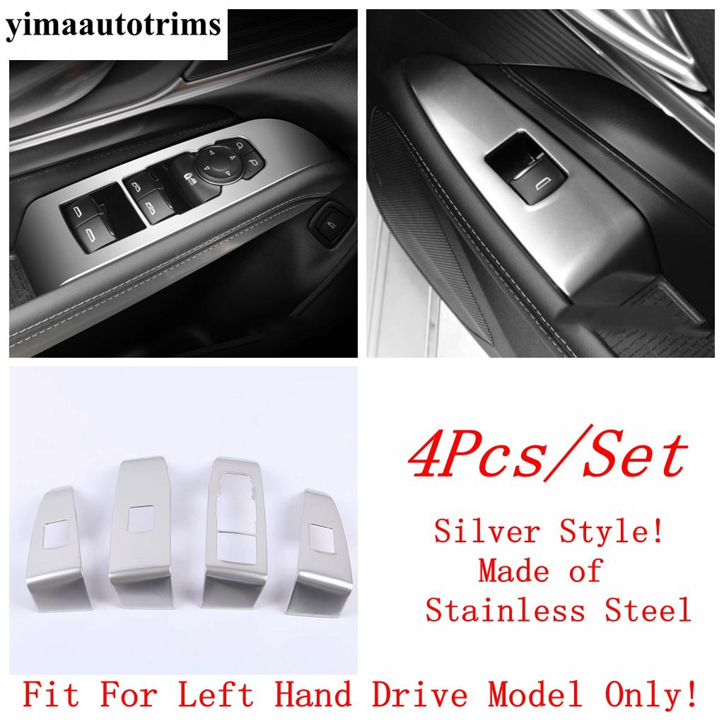 Shift Gear Water Cup Holder / Handle Bowl / Window Lift / Rear Box Air Frame Cover Trim Accessories For Cadillac CT4 - 2024