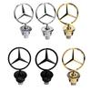 BWD1 Hot 2026 New For Benz 44mm 3D Metal Blue Chrome Star Bonnet Hood Emblem For Mercedes Benz W124 W212 W204 W205 W210 W220 W221 A18