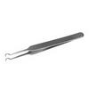 Stainless Steel Acne Blackhead Removal Tweezer Beauty Nipper Makeup Tool (Hooked Tip 8.7cm)