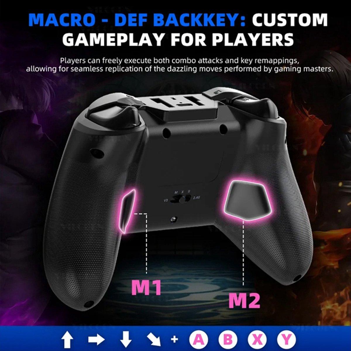 

Игровой контроллер G6 Bluetooth для IOS/Android Геймпад для ПК Холл Рокер Шесть- Двойная вибрация Джойстик для Switch B China Mainland