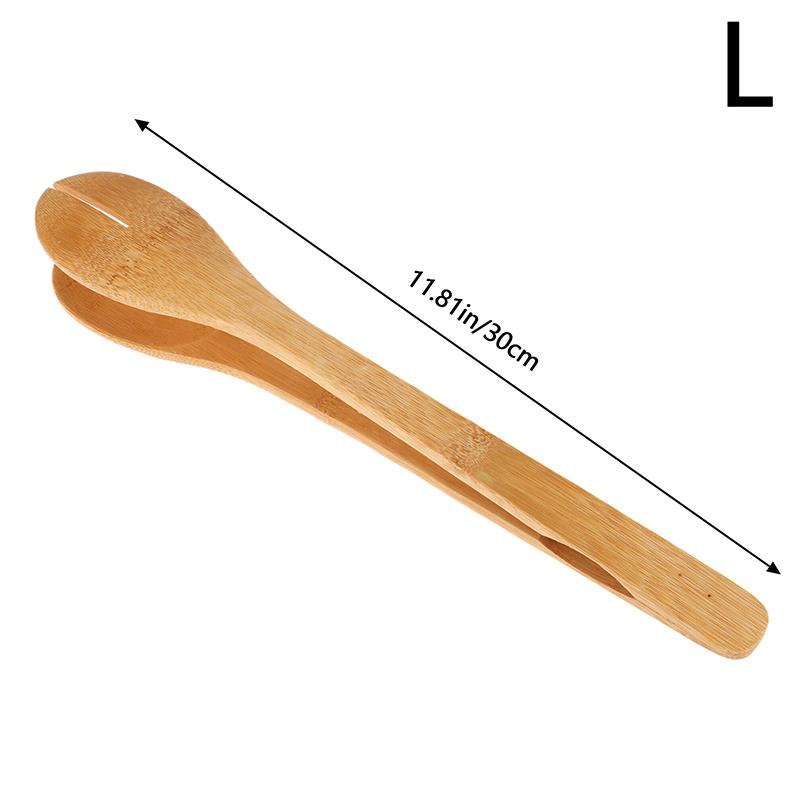 Bamboo Food Bbq Salad Toast Tongs Cake Pastry Tea Clip Clamp Useful Bamboo Cooking Tongs Bread Cake Clip Home Kitchen Tools