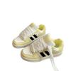 Korean version of girls lace-up white shoes 2025 autumn new trendy cool casual shoes boys fashion running board shoes