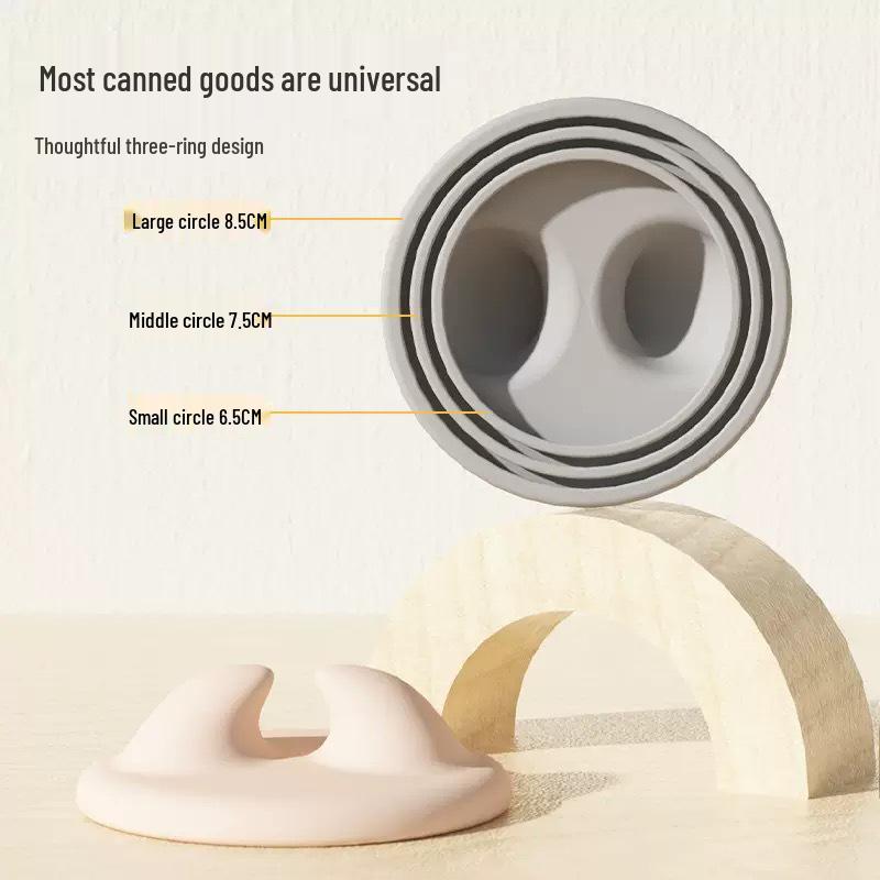Multifunctional Silicone Cat Food Spoon and Can Opener with Sealing Box