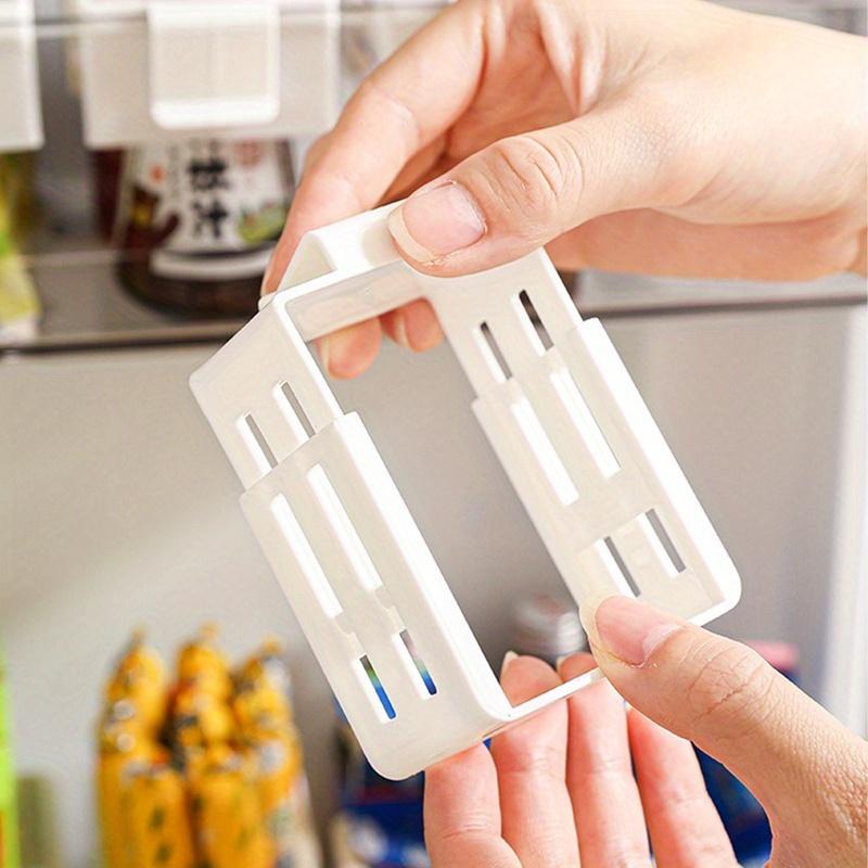 Refrigerator Storage Shelf Used For Side Door Storage Partition Retractable And Expandable Shelf Kitchen Bottle Rack Organizer