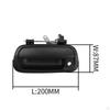 Rear Outside Tailgate Door Handle | Glossy, Recessed Grip Area, with Keyhole
