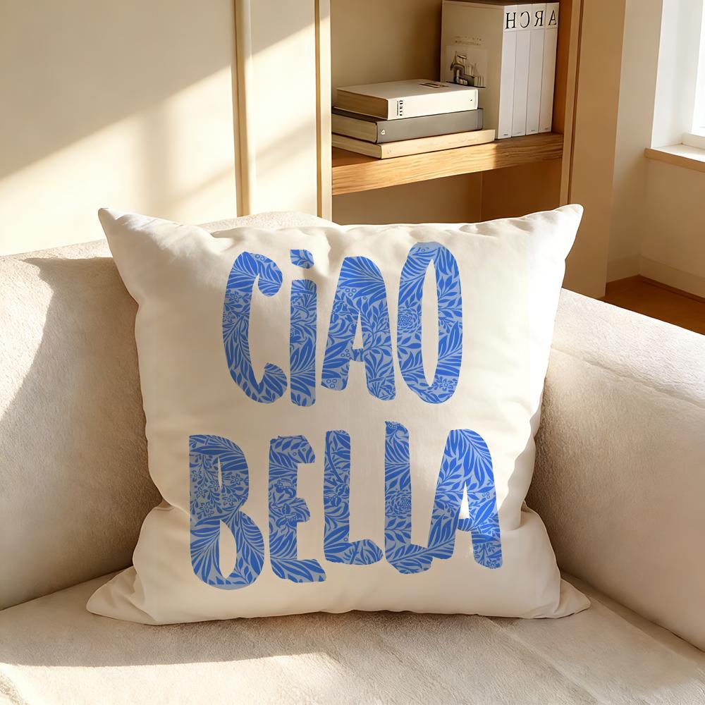 PCiaos Bellas Cushion Cover Square Cushion Cover Vintage Soft Sofa Pillow Case Home Decoration and Protective Cover