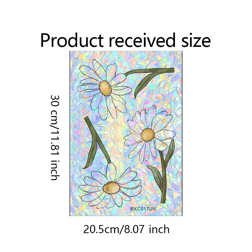 

Креативные ромашковые стеклянные двери, окна, балконы, украшение дома, антистатические оконные наклейки