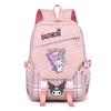 Cool Lomi Kuromi Backpack Student Schoolbag Anime Cartoon Print Junior High School High School Large Capacity Schoolbag