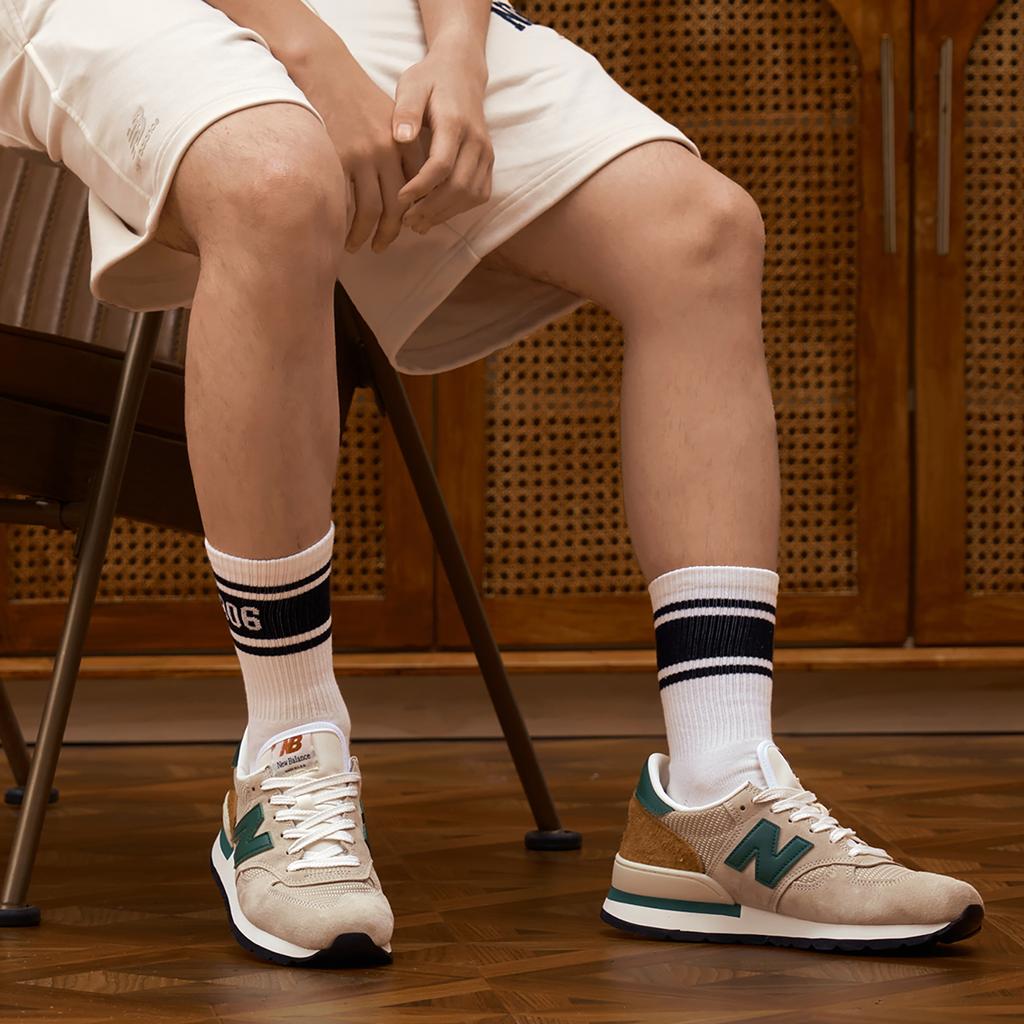 New Balance 990v1 MiUSA Tan Green Sneakers M990TG1