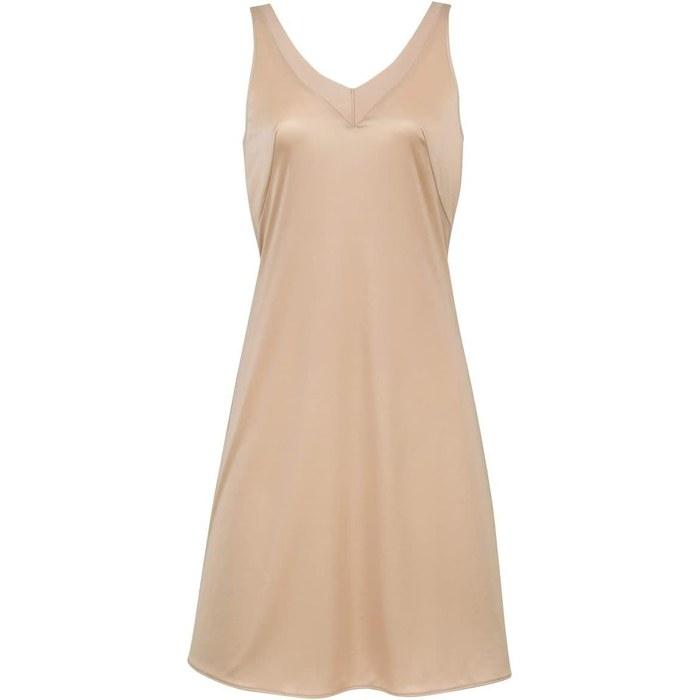 Wacoal Slip Tank Top Anti-See-Through Anti-Static Inner One-Piece Long Black Beige SDA620 KA L90