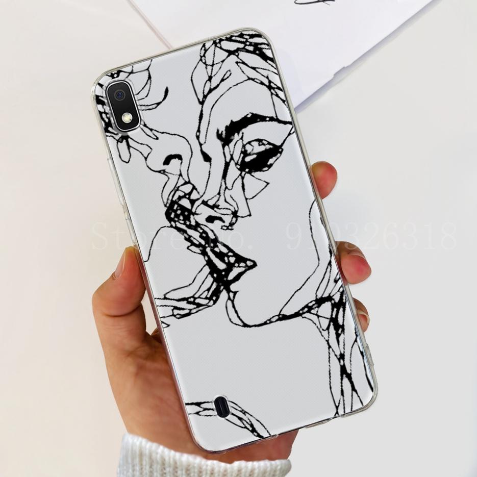 For Samsung Galaxy A10 Case Cute Fashion Painted Cover Soft Slim Phone Case For Samsung A10 A 10 s Galaxy A10s Back Cover Bumper