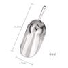 Commercial Grade Quality Kitchen Aluminum Multi Purpose Food Scoop Bartender's Ice Scoop