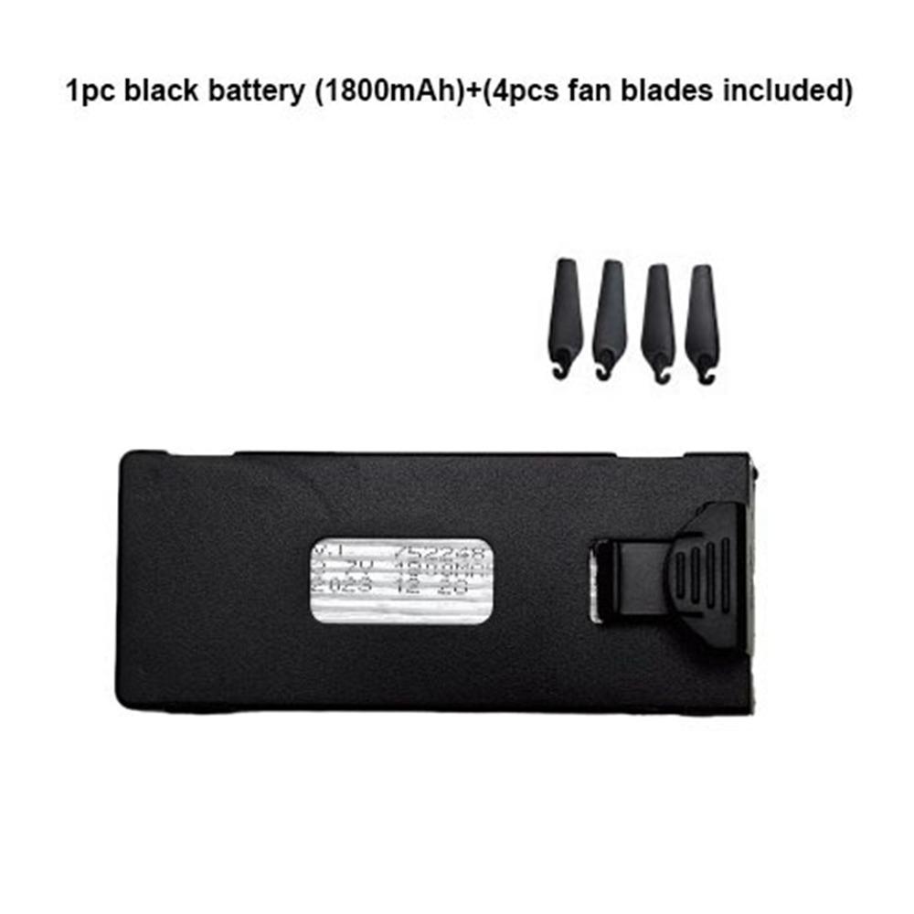 Fekete Lítium Akkumulátor E88 e88PRO E99 E525 S89 Drón Alkatrészek Kiegészítők