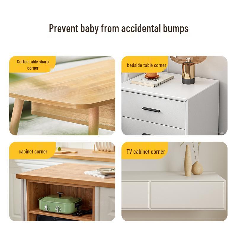 Child Safety L-Shaped Corner Guard - Thickened, Widened, and Soft for Home Protection