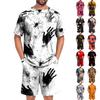 Herren Halloween Loungewear Pyjama-Set, Bequeme Nachtwäsche für Urlaubsentspannung