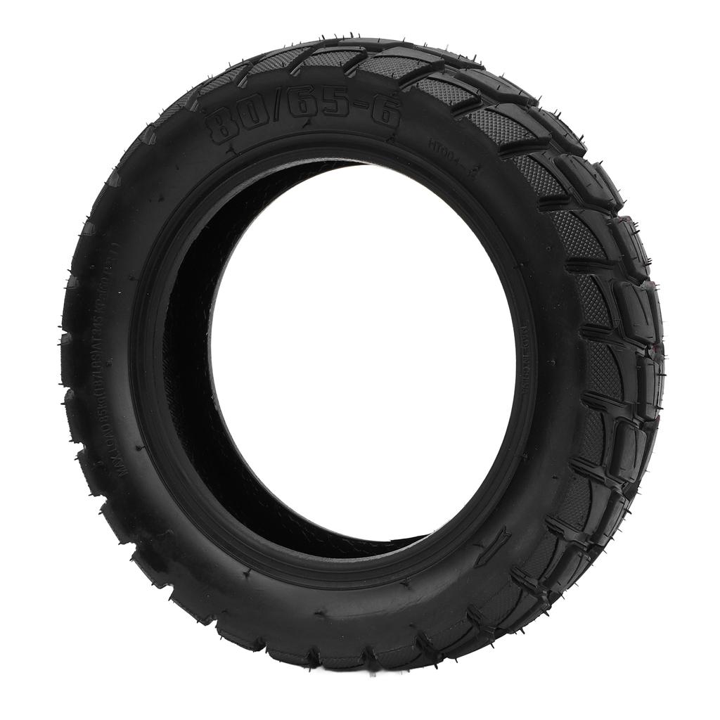 80 65‑6 Electric Scooter Outer Tire Thickened Rubber Anti Skid Shock Absorbing Scooter Off Road Vacuum Outer Tire for