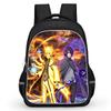 NARUTO Anime Youth Mochila Everyday Backpack,With Adjustable Sling Strap & Front Pocket,Lightweight & Durable,for Boys & Girls Age 5-11