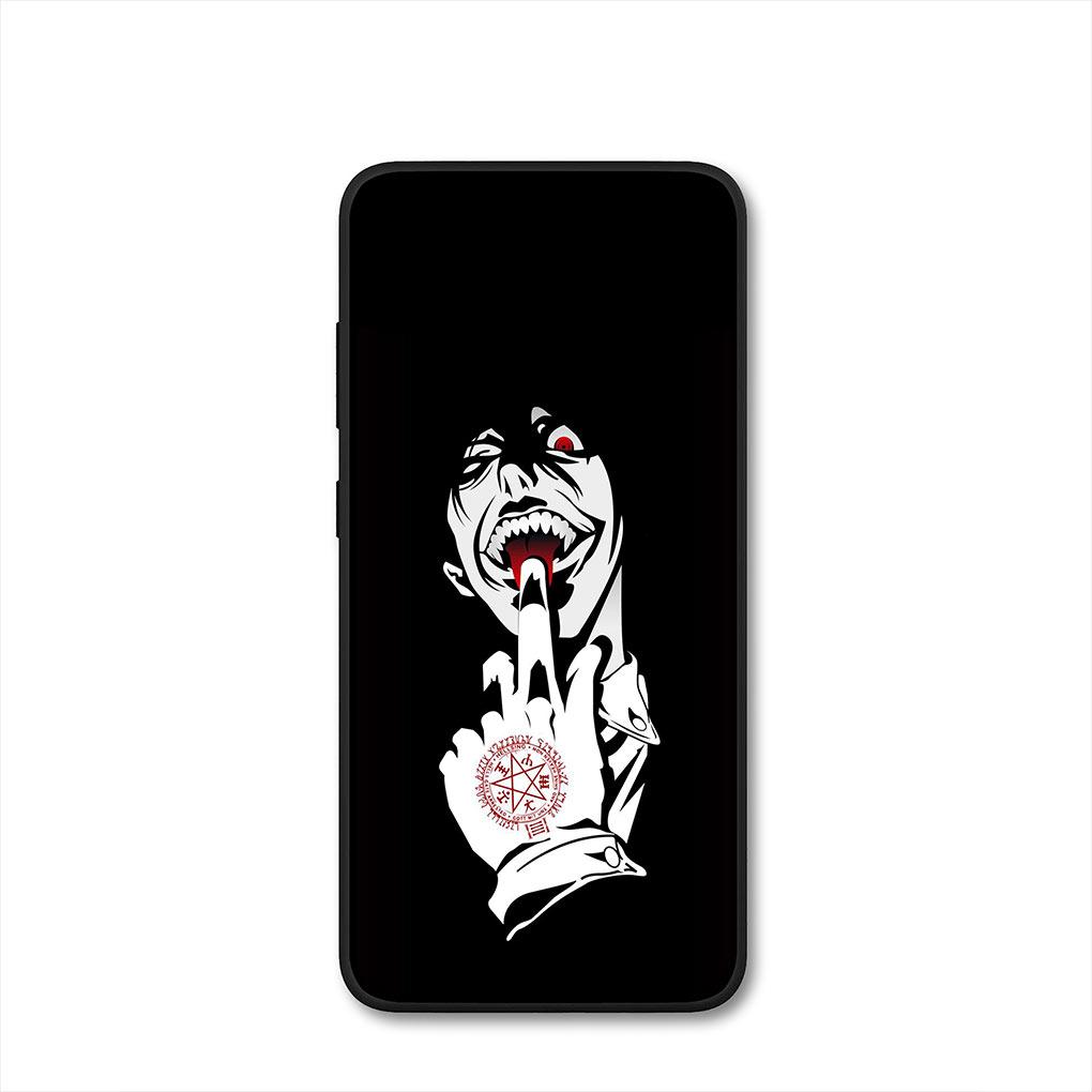 Hellsing Alucard Anime Cover Phone Casing for Xiaomi Redmi Note 11 10 9 8 Pro 9S 10S 11S 9A 9C NFC 9T 10A 10C 8A Soft Case