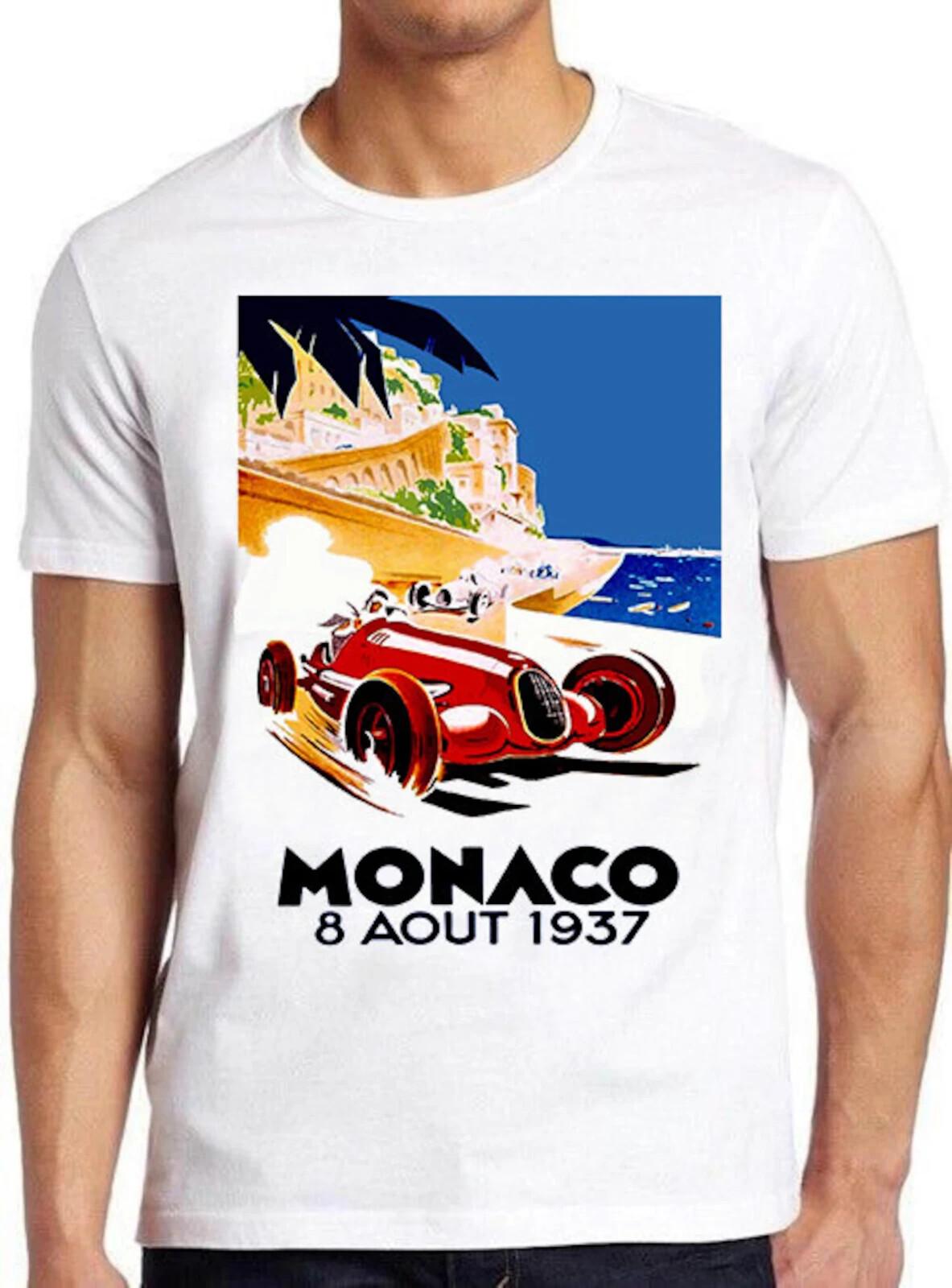 Гран-при Монако Гонка 1937 Автогонки Мем Крутой Смешной Подарок Футболка T Shirt C1193 S