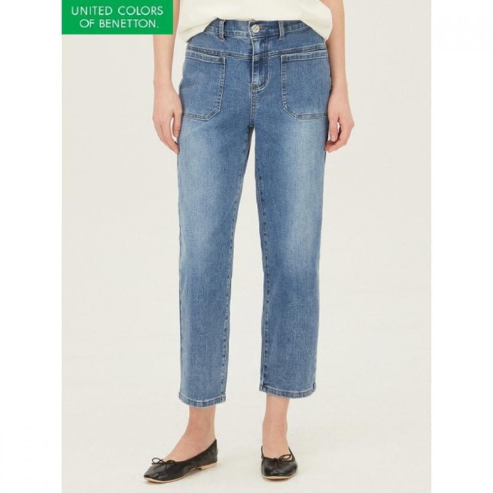 

[benetton] Pocket Baggy Denim Pants Badpa3511 IN/42