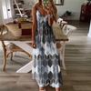 Women's Floral Printed Camisole Maxi Dress Casual Sleeveless Beach Vacation Flowy Summer